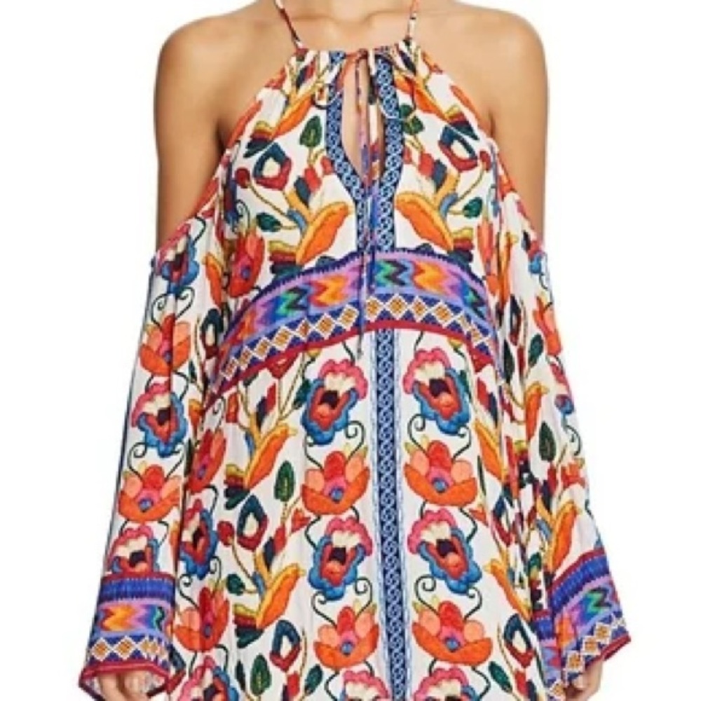 Nanette Lepore Colorful Floral Top